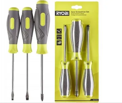 Produktbild von Ryobi RSD1PH2S 3-teiliger Schraubendreher-Satz.