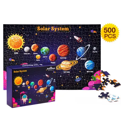 Produktbild von Aga4Kids Detské puzzle Slnečná sústava 500 dielikov