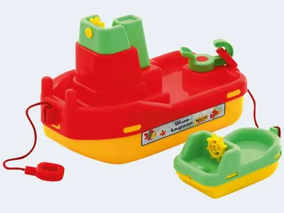Produktbild von WADER Schlepper Lagoon mit kleinem Boot