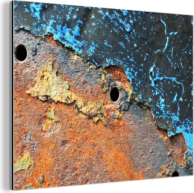 Obrázok produktu pre Nástenná dekorácia Kovový kovový obraz Wall Art 120x90cm Hrdza - Retro - Kov Muchowow Hliníkové obrazy