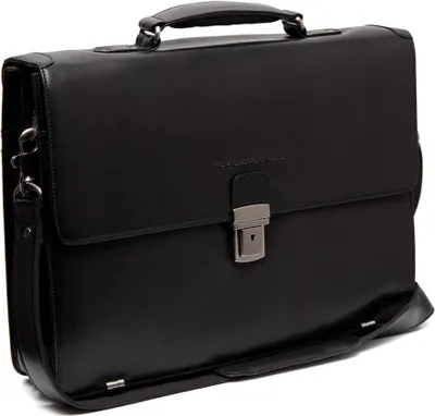 Produktbild von The Chesterfield Brand Businesstasche Laptoptasche mit Laptopfach Salvatore Laptopbag Black schwarz