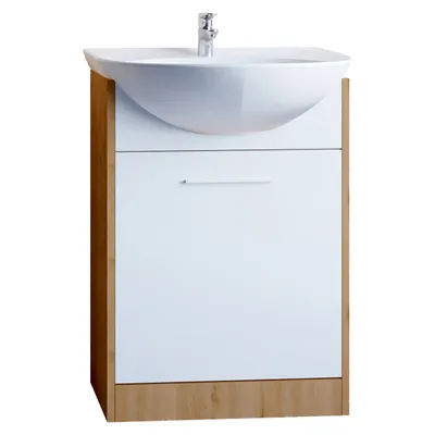 Obrázek produktu pro Skříňka pod umyvadlo SLIM SL2 dub artisan / bílá