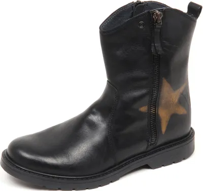 Immagine prodotto di E3770 stivale bimba nero NATURINO scarpe biker shoe baby kid girl
