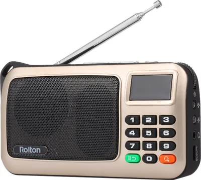 Obrázok produktu pre Rolton W405 FM digitálne prenosné rádio s USB káblom, reproduktormi pre počítač, Hi-Fi stereo prijímačom, LED displejom, podporou TF kariet a prehrávaním hudby