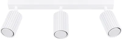 Image de Suspension AMBER 3 GU10, aluminium blanc, Lumilo