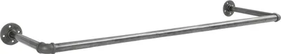 Immagine prodotto di Natural Goods Berlin Pipe GARD Wall, appendiabiti da parete, appendiabiti a muro, ghisa malleabile, P30 x L90cm