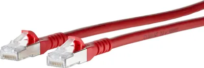 Obrázok produktu pre METZ CONNECT 1308453066-E, 3 m, Cat6a, S/FTP (S-STP), RJ-45, RJ-45, Červená