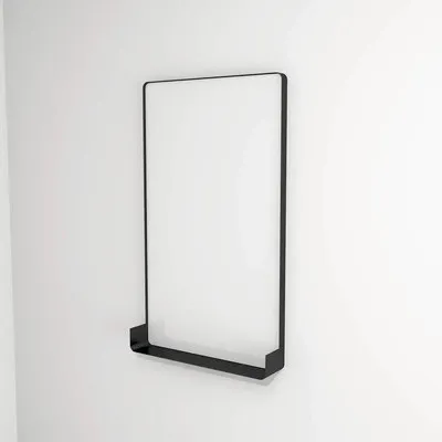 Obrázek produktu pro LED zrcadlo do koupelny s osvětlením Devo Sonus 2.0 s poličkou 55,5 x 94 cm IP 44 černá SO2-LUPM55x94-L09