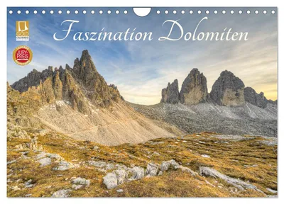 Produktbild von Faszination Dolomiten (Wandkalender 2027 DIN A4 quer), CALVENDO Monatskalender