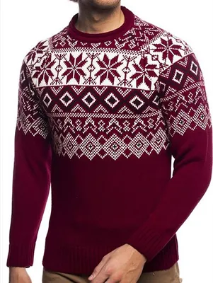 Produktbild von Schicker Norwegerpullover CARISMA CRM7767 Bordeaux M