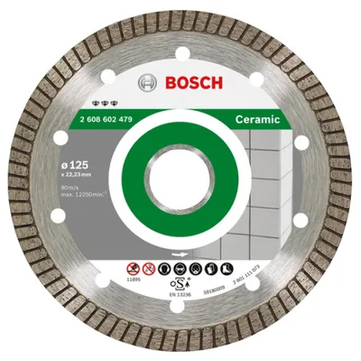 Obrázek produktu pro Bosch 2 608 602 479, Keramický, 12,5 cm, 2,22 cm, 1,4 mm, Bosch, 1 kusů