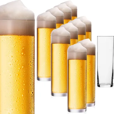 Produktbild von IMPERIAL Kölschgläser aus Glas Set 12-Teilig 200ml (max. 250ml) Kölschstangen 0,2L Bierstangen Bierglas Spülmaschinenfest