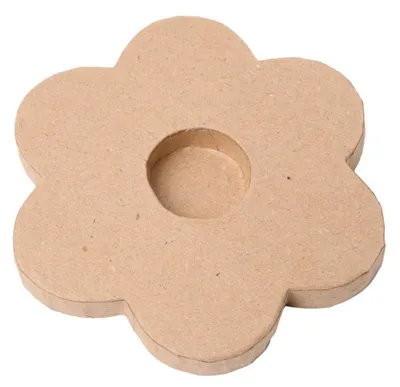 Produktbild von Colorations Papiermaché Teelichthalter Blumen Bastelset 6 Stück