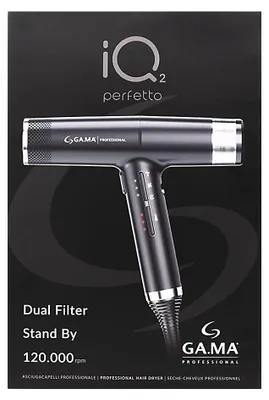 Produktbild von GA.MA Professional IQ2 Perfetto Schwarz - Haartrockner