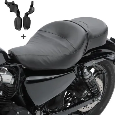 Immagine prodotto di Sella doppia per Harley Davidson Sportster 1200 Custom 14-20 + Sozi