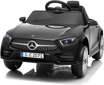 Produktbild von Kinder Elektroauto Mercedes Benz CLS 350 mit 12V Kinderauto Elektrisch 2,4G-Fernbedienung, Elektrofahrzeuge 2-türig mit MP3, Musik, Hupe, LED-Leuchten (CLS Schwarz)