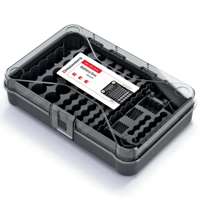 Zdjęcie produktu dla Organizer Skrzynka Na Baterie Pudełko Pojemnik