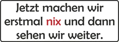 Produktbild von Hermann Schütz Aufkleber Jetzt machen wir...
