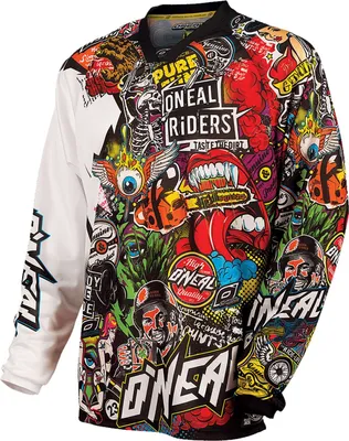 Produktbild von O´Neal Mayhem Crank Jersey, weiß/rot, 2XL