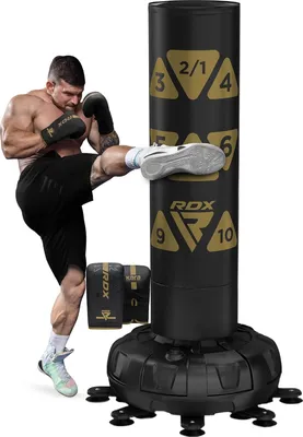 Produktbild von Boxsack RDX Freistehender Boxsack mit Handschuhen, 6ft Kickboxen, MMA Fitness