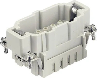 Produktbild von HARTING Han 10E HMC Stifteinsatz (M) Crimpanschluss, 10-polig+PE 500V, 16A - 1 Stück