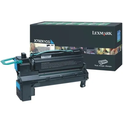 Zdjęcie produktu dla Lexmark X792X1CG, 20000 stron(y), Cyjan, 1 szt.