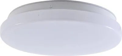 Produktbild von Lindby LED-Außendeckenleuchte Kirkola, 3000 K, Ø 26 cm, weiß