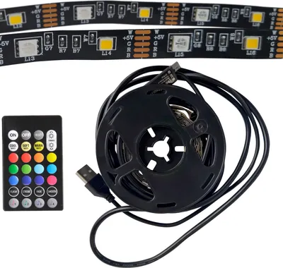Obrázek produktu pro LED RGBW TV pásek 2x1m s dálkovým ovládáním, hudební funkce, USB 5V 321336 Polux