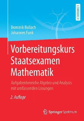 Produktbild von Vorbereitungskurs Staatsexamen Mathematik