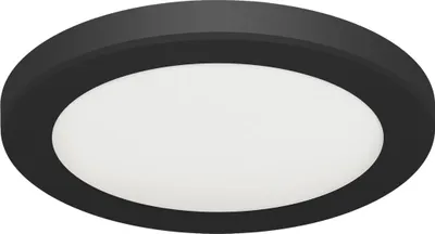 Zdjęcie produktu dla Plafon LED okrągły OLGA czarno-biały 18W Odcienie bieli 1780lm tworzywo sztuczne wym:1,8x22x22cm IP20 Struhm