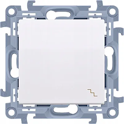 Image de Interrupteur unipolaire blanc CW6.01/11 KONTAKT SIMON