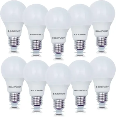 Produktbild von Blaupunkt Glühbirne e27 - Led Lampe - A60 Matt - 9W (80W) - 900 lm - 4000K Neutralweiß - Nicht-Dimmbar - 10er Set