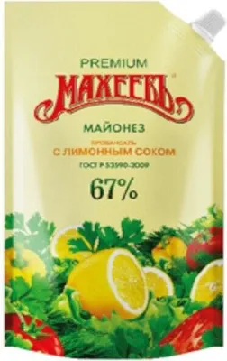 Produktbild von Maheev Mayonnaise Provansal mit Zitronensaft 380g Махеев Майонез Провансаль с лимонным соком
