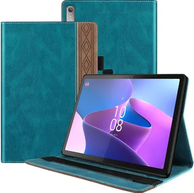 Produktbild von Mobigear Folio  Lenovo Tab P11 Pro Gen 2 Hülle Klapphülle + Stifthalter - Grün