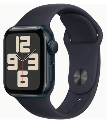 Produktbild von Watch SE GPS, 44 mm Aluminiumgehäuse Mitternacht, Sportarmband Mitternacht – S/M
