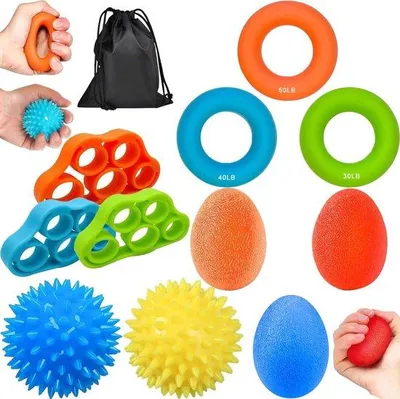 Produktbild von Fingertrainer - Soft - Griffverstärkung - Stressbeleuchtung - Luxento