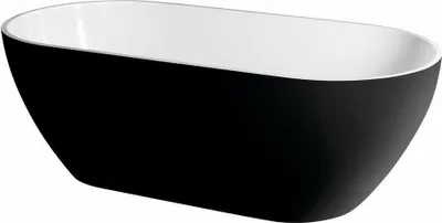 Obrázok produktu pre REDUTA voľne stojaca vaňa 171x81x46cm, čierna/biela