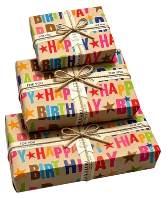 Produktbild von Geschenkpapier für Geburtstage, 43 cm x 10 m
