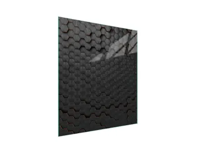 Produktbild von Glasschneidebrett 45x52 Schwarz