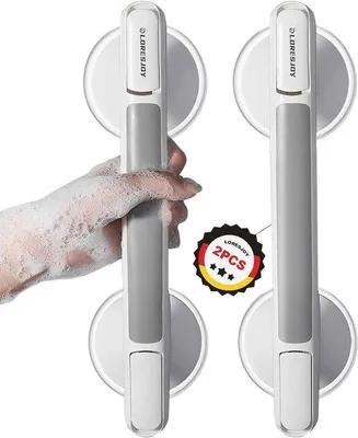Obrázok produktu pre Bezpečnostná rukoväť s prísavkou do kúpeľne, mobilná, prenosná, pre seniorov/deti