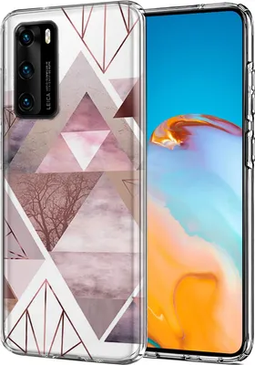 Produktbild von Motiv TPU Cover für Huawei P40 Hülle Silikon Case mit Muster Handy Schutzhülle