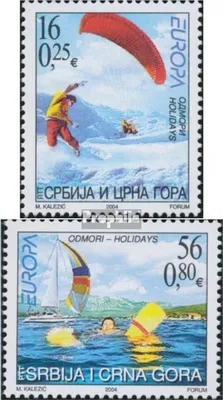Produktbild von Briefmarken Jugoslawien 2004 Mi 3196-3197 (kompl.Ausg.) postfrisch Europa - Ferien