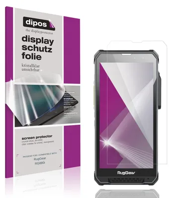 Obrázok produktu pre 4 ochranné fólie pre RugGear RG880i, priehľadné, na ochranu displeja