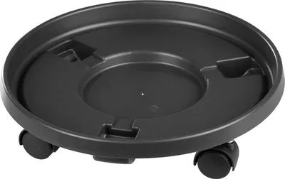 Image de Support Strend Pro, pour pot de fleurs, sur roulettes, mobile, 33,5x33,5x8,5 cm