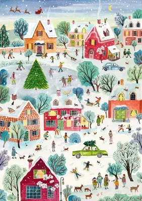 Zdjęcie produktu dla Pieces & Peace Puzzle Weihnachten Zaczarowana wioska bożonarodzeniowa - 2000 elementów