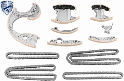 Produktbild von VAICO V10-10029-BEK Steuerkettensatz Steuerkette für AUDI A6 Avant (4F5, C6) A4 Avant (8ED, B7) A6 Limousine (4F2, C6) Q7 (4LB) für VW Touareg