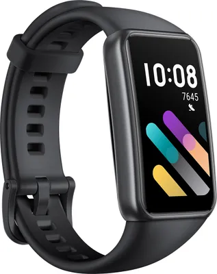 Zdjęcie produktu dla HONOR Band 7 1,47-calowy ekran AMOLED BT5.0 11 trybów sportowych Tlen we krwi/tętno/sen/monitor zdrowia dla kobiet Test stresu 5ATM Wodoodporny Przypomnienie o powiadomieniu Kompatybilny z Android/iOS