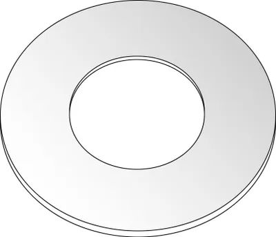 Produktbild von Wiltec Ersatzteil für Obstpresse 6 L / 12 L – Distanzscheibe – 3 mm dick – außen 52 mm, innen 21 mm – für Saftpresse, Weinpresse Zubehör