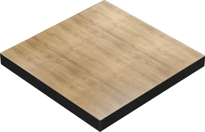 Produktbild von BRASIL | Gastro Tischplatte | B:T 60 x 60 cm | Eiche | Quadratisch | Gastro Tischplatte
