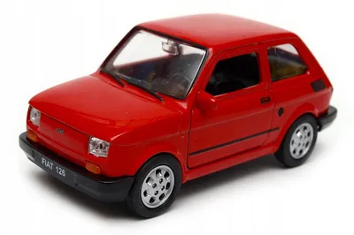 Produktbild von Welly FIAT 126p Metallmodell 1:34 Spielzeugauto rot